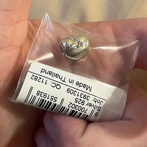 Disney Pandora Charm - Mickey Mouse Signature Heart Shaped